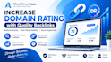 increase domain rating with quality backlinks and white hat link building