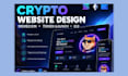 promote design your crypto website, memecoin website, token launch ico website