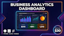 build interactive dashboard for sales, revenue and growth analysis