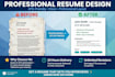 design modern resume and professional cv