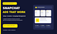create and manage snapchat ads campaigns