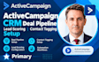 setup activecampaign CRM deal pipeline lead scoring contact tagging setup