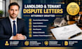 draft a landlord tenant dispute and demand letter