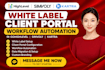 setup whitelabel client portal workflow automation in gohighlevel simvoly kartra