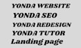 redesign tutor yonda landing page