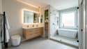 redesign bathroom layouts for better space use, comfort and modern functionality