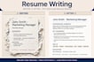 write federal resume, USA jobs resume,  and cover letter