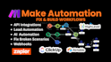 build custom n8n automation workflow fix make com n8n workflow made com