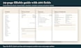 create a fillable PDF form, editable template or interactive workbook