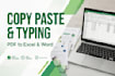 do data entry, typing work, copy paste and web research