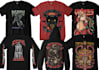 create professional band tshirt merchandise