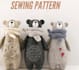 design custom sewing patterns for fabric dolls and plush toy