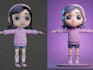 create a custom 3d vrchat avatar, blender 3d, unity avatar, game art