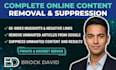 remove mugshots, negative links unwanted content and articles from google search