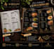 design modern restaurant menu, poster and logo