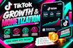 do organic tiktok monetization and growth with creator reward program for you