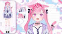 design and rig live2d vtuber model, 2d vtuber rigging, live2d anime style