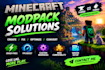 fix, optimize create modpacks minecraft forge to fabric, minecraft developer
