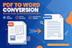 convert scanned PDF to editable word document