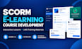 create scorm compliant elearning courses lms training module online learning