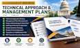 write technical approach and management plans for government rfps