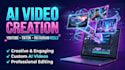 create professional ai generated videos for social media