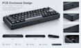 design precise mechanical keyboard cases, pcb enclosures and housing, solidworks