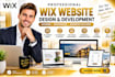 design wix website, wix redesign, wix studio business website development expert