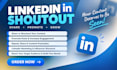 promote, increase your linkedin post visibility with audience, shoutout, repost
