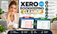 clean up messy xero bookkeeping and correct transaction errors