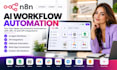 build n8n ai agent workflows and custom API integrations