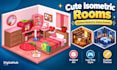 create 3d isometric rooms and stylized game scenes in blender