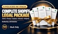 create complete shopify legal policy package for compliance