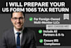 prepare form 1065 tax return for foreign owned multi member llcs