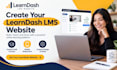 build a learndash lms website for online courses