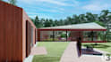 do villa exterior design and render , 360 panorama , walkthrough