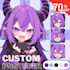draw your custom pngtuber character model for streaming