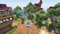 do custom minecraft map, smp spawn, server lobby, hub an survival terrain builds