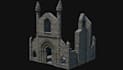 create digital terrain model from photogrammetry, castle pbr texture, dnd ruins