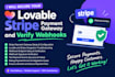 secure your lovable stripe payment gateway and verify webhooks