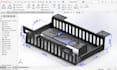 design truck bed cargo brackets, off road racks, custom mounts cad in solidworks