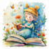 create hand painted watercolour children book illustrations