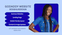 redesign your godaddy website with a modern mobile friendly design