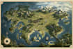 illustration fantasy map illustration