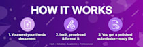 edit and format your thesis