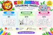 create custom coloring book pages for kids
