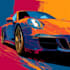 create a realistic automotive digital painting