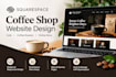 design squarespace coffee roaster ecommerce and store coffee shop website cafe