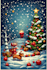 create elegant christmas card artwork