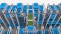 create industrial animation 3d warehouse automation logistic production line